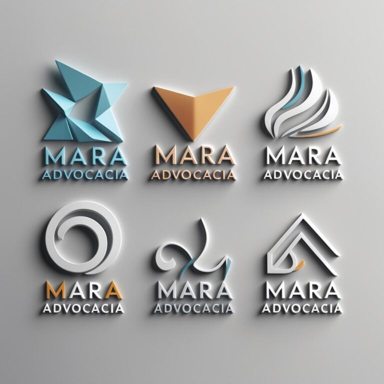 GERA IMAGENS DE LOGOTIPO EM 3D COM NOME MARA ADVOCACIA